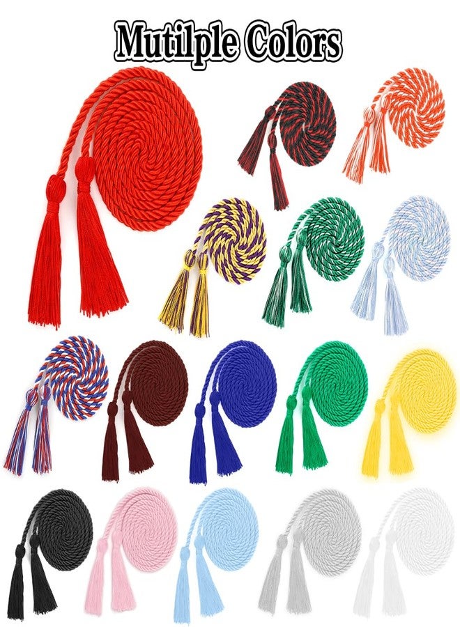 WSepascI Graduation Cords, Cords for Graduation 2025, Red Graduation Tassel Honor Cord 68 Inch Rayon Braided Cord for 2025, Honor Ropes with Tassels for 2025 Graduation Decorations for Students Master Doctoral - Image 4